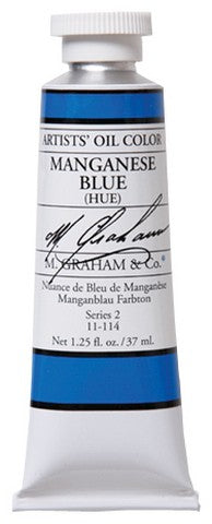 M GRAHAM OIL 37ML MANGANESE BLUE HUE