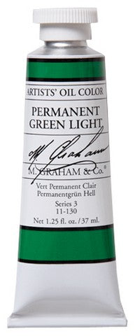 M GRAHAM OIL 37ML PERMANENT GREEN LIGHT