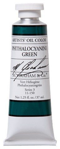 M GRAHAM OIL 37ML PHTHALO GREEN