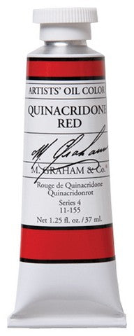 M GRAHAM OIL 37ML QUINACRIDONE RED