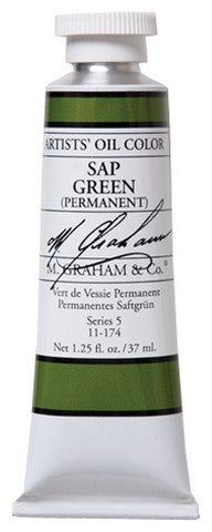 M GRAHAM OIL 37ML SAP GREEN PERMANENT
