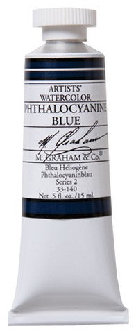 M GRAHAM W/COL 15ML PHTHALO BLUE