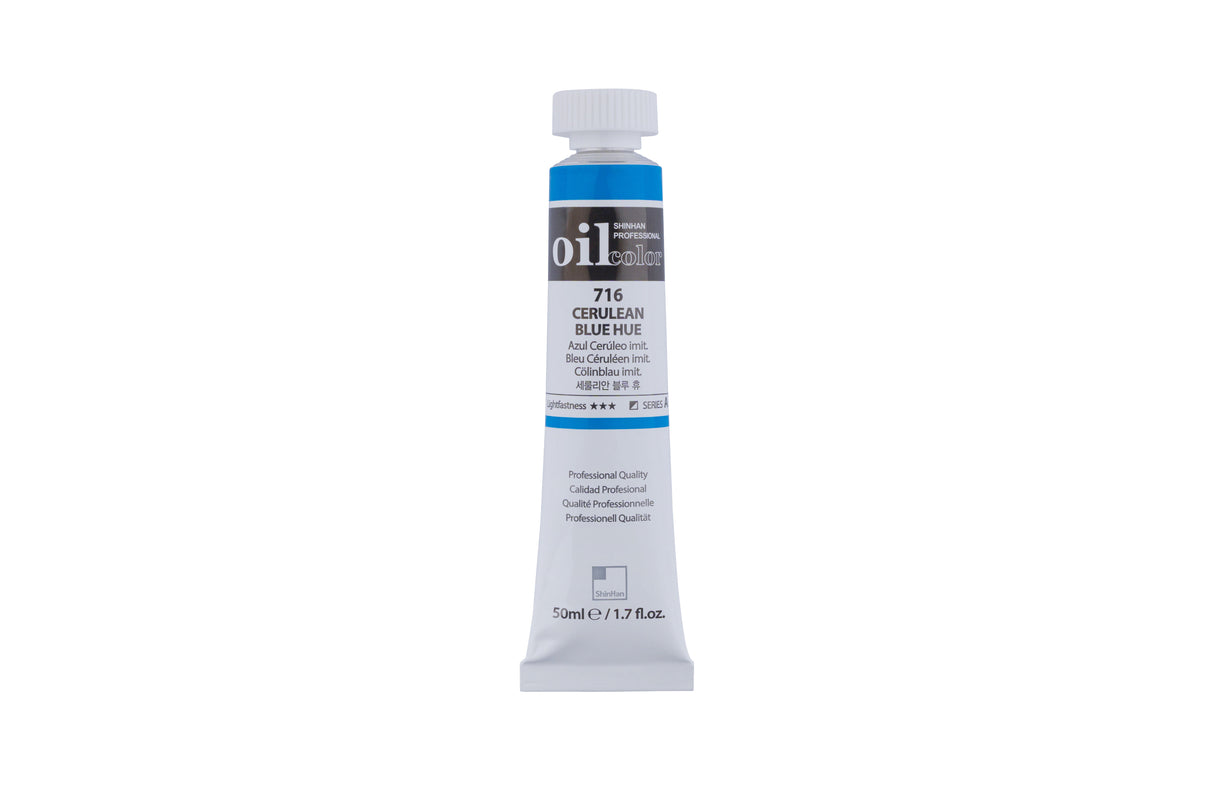 SHINHAN PROF OIL 50ML CERULEAN BLUE HUE