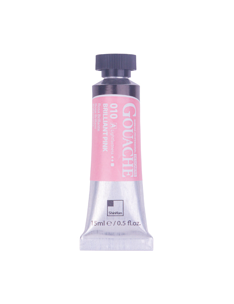 SHINHAN PROFESSIONAL GOUACHE 15ML BRILLIANT PINK
