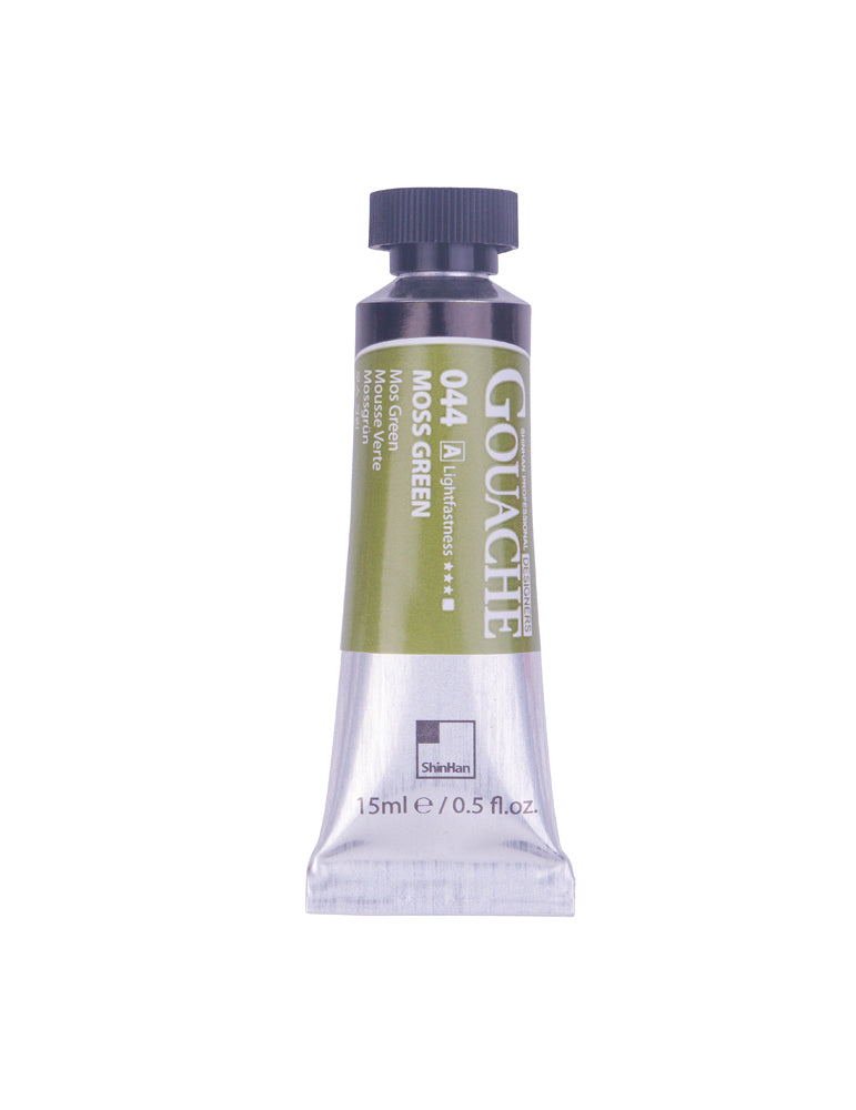 SHINHAN PROFESSIONAL GOUACHE 15ML MOSS GREEN