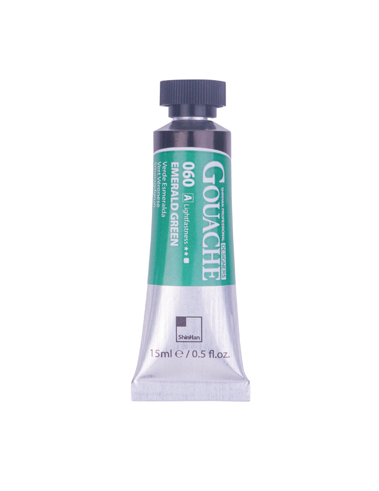 SHINHAN PROFESSIONAL GOUACHE 15ML EMERALD GREEN