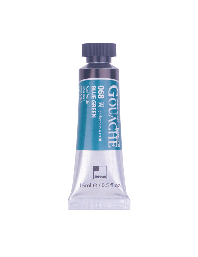 SHINHAN PROFESSIONAL GOUACHE 15ML BLUE GREEN