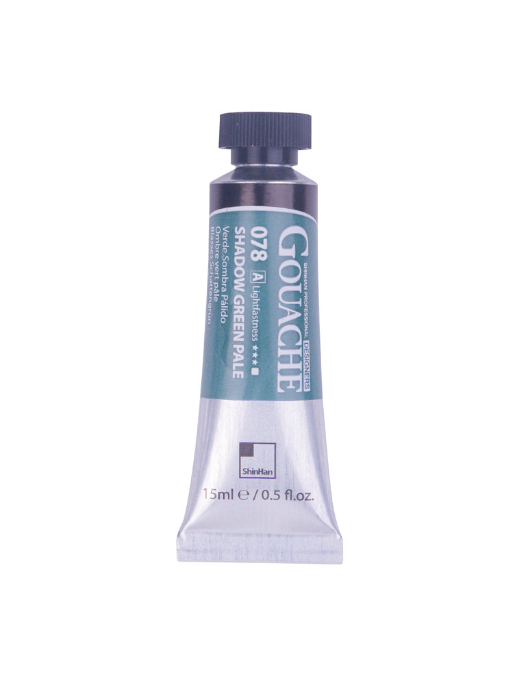 SHINHAN PROFESSIONAL GOUACHE 15ML SHADOW GREEN PALE