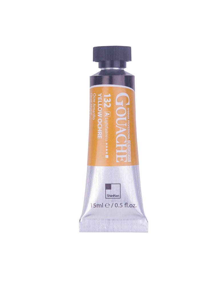 SHINHAN PROFESSIONAL GOUACHE 15ML YELLOW OCHRE