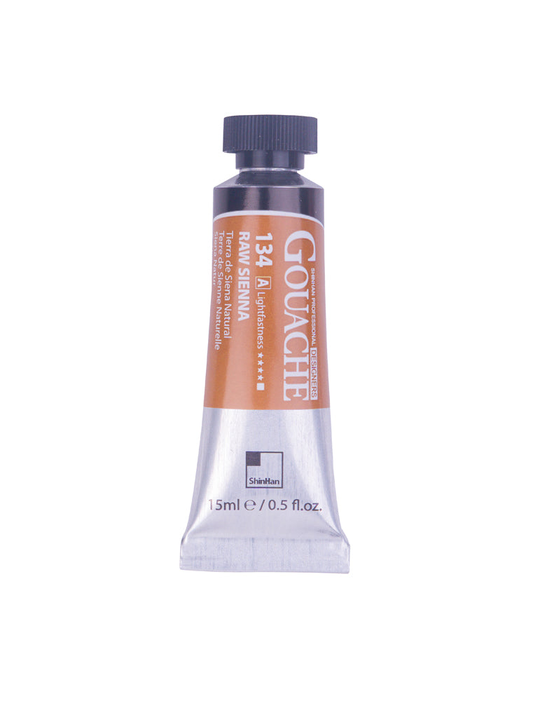 SHINHAN PROFESSIONAL GOUACHE 15ML RAW SIENNA