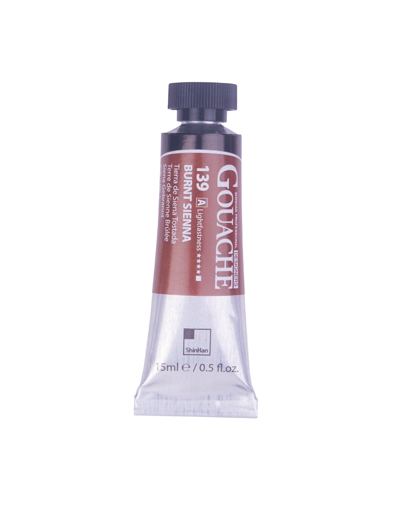 SHINHAN PROFESSIONAL GOUACHE 15ML BURNT SIENNA