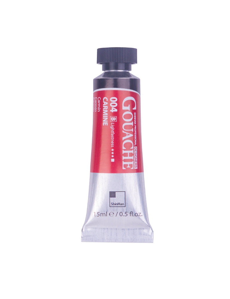SHINHAN PROFESSIONAL GOUACHE 15ML CARMINE