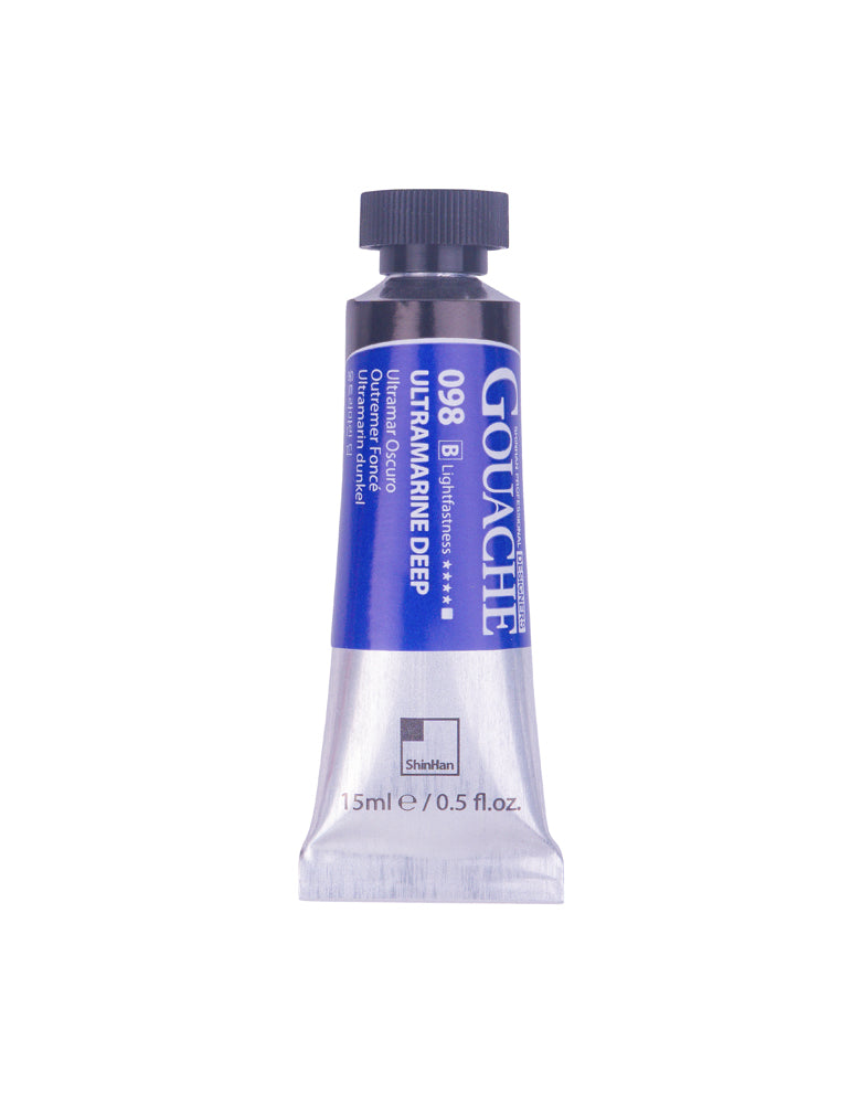 SHINHAN PROFESSIONAL GOUACHE 15ML ULTRAMARINE DEEP