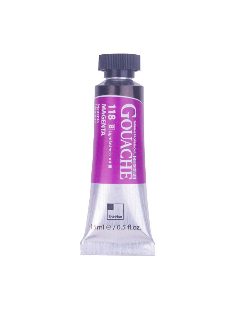 SHINHAN PROFESSIONAL GOUACHE 15ML MAGENTA