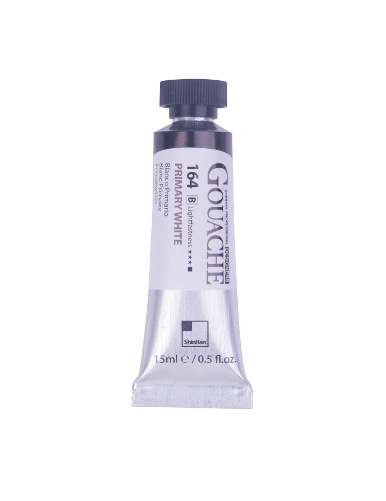 SHINHAN PROFESSIONAL GOUACHE 15ML PRIMARY WHITE