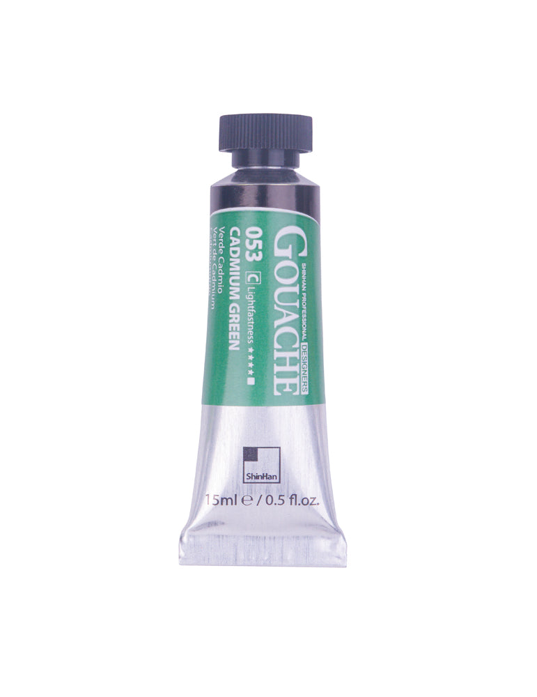 SHINHAN PROFESSIONAL GOUACHE 15ML CADMIUM GREEN