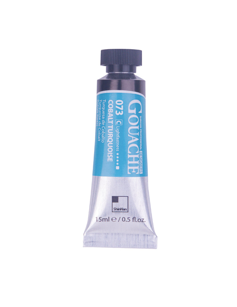 SHINHAN PROFESSIONAL GOUACHE 15ML COBALT TURQUOISE