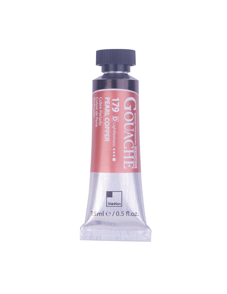 SHINHAN PROFESSIONAL GOUACHE 15ML PEARL COPPER