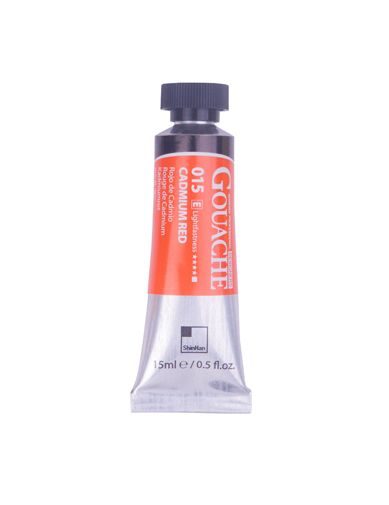 SHINHAN PROFESSIONAL GOUACHE 15ML CADMIUM RED
