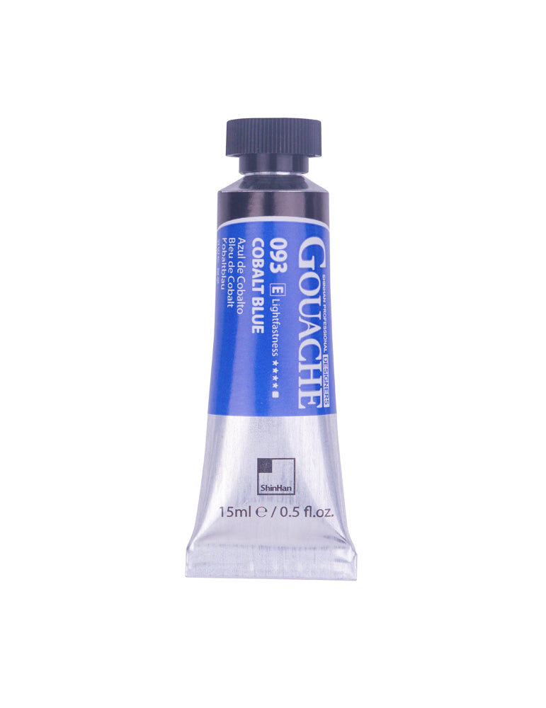 SHINHAN PROFESSIONAL GOUACHE 15ML COBALT BLUE