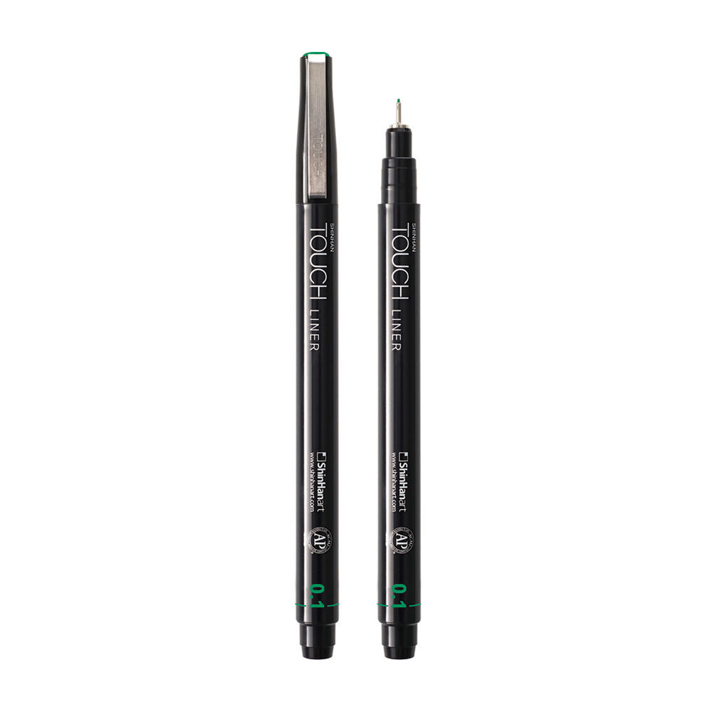 SHINHAN TOUCH LINER 0.1MM GREEN DEEP