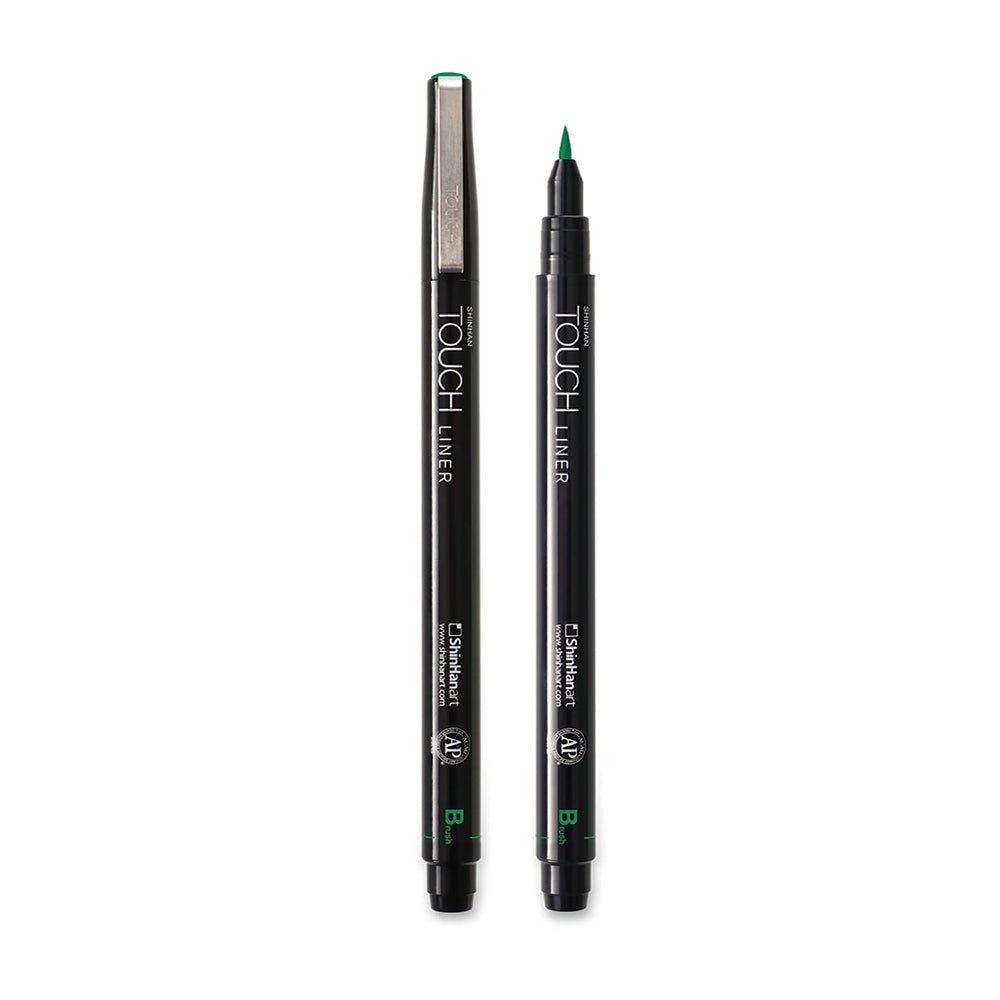 SHINHAN TOUCH LINER BRUSH GREEN DEEP