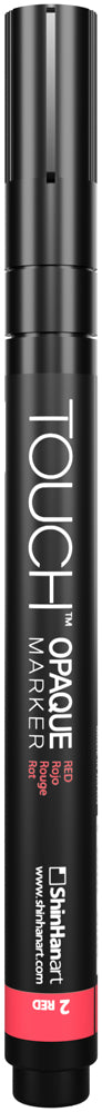 SHINHAN TOUCH OPAQUE MARKER - FINE RED