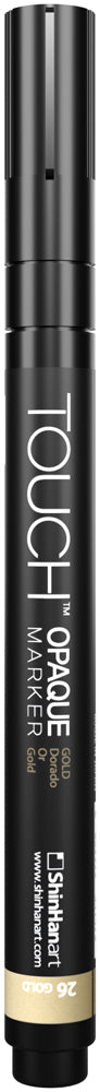SHINHAN TOUCH OPAQUE MARKER - FINE GOLD