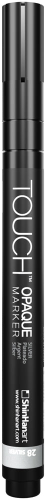 SHINHAN TOUCH OPAQUE MARKER - FINE SILVER