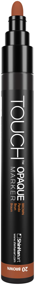 SHINHAN TOUCH OPAQUE MARKER - MEDIUM BROWN