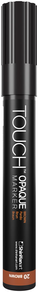 SHINHAN TOUCH OPAQUE MARKER - MEDIUM BROWN