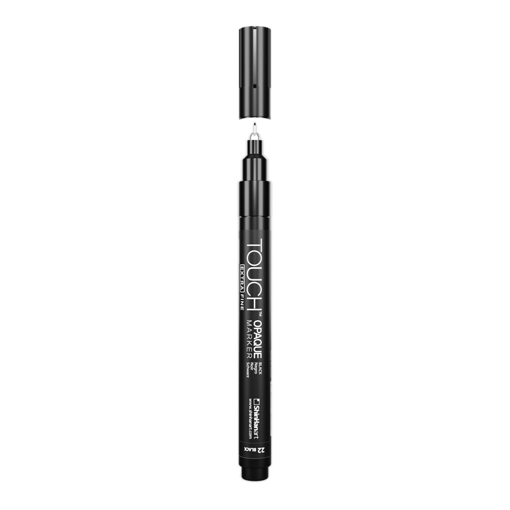 SHINHAN TOUCH OPAQUE MARKER - EXTRA FINE BLACK