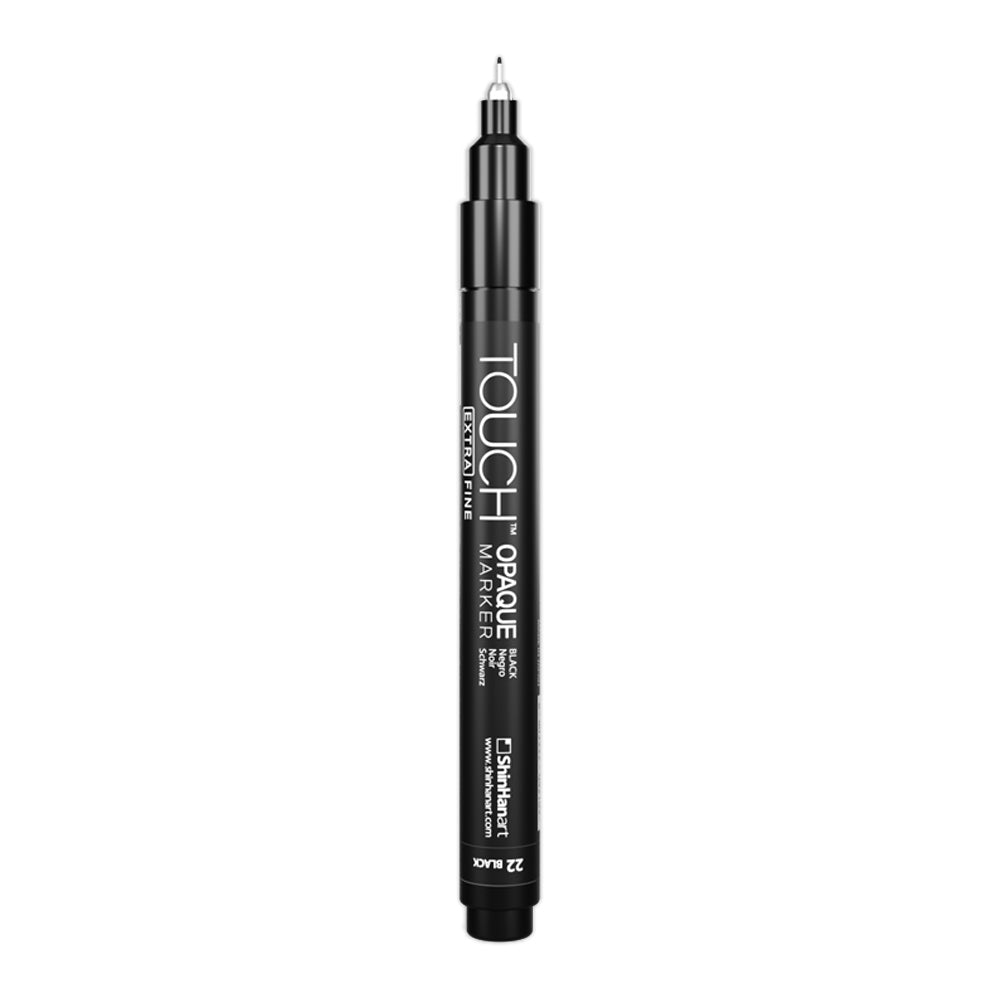 SHINHAN TOUCH OPAQUE MARKER - EXTRA FINE BLACK