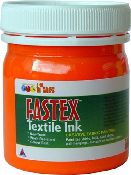 FAS TEXTILE INK 120ML ORANGE