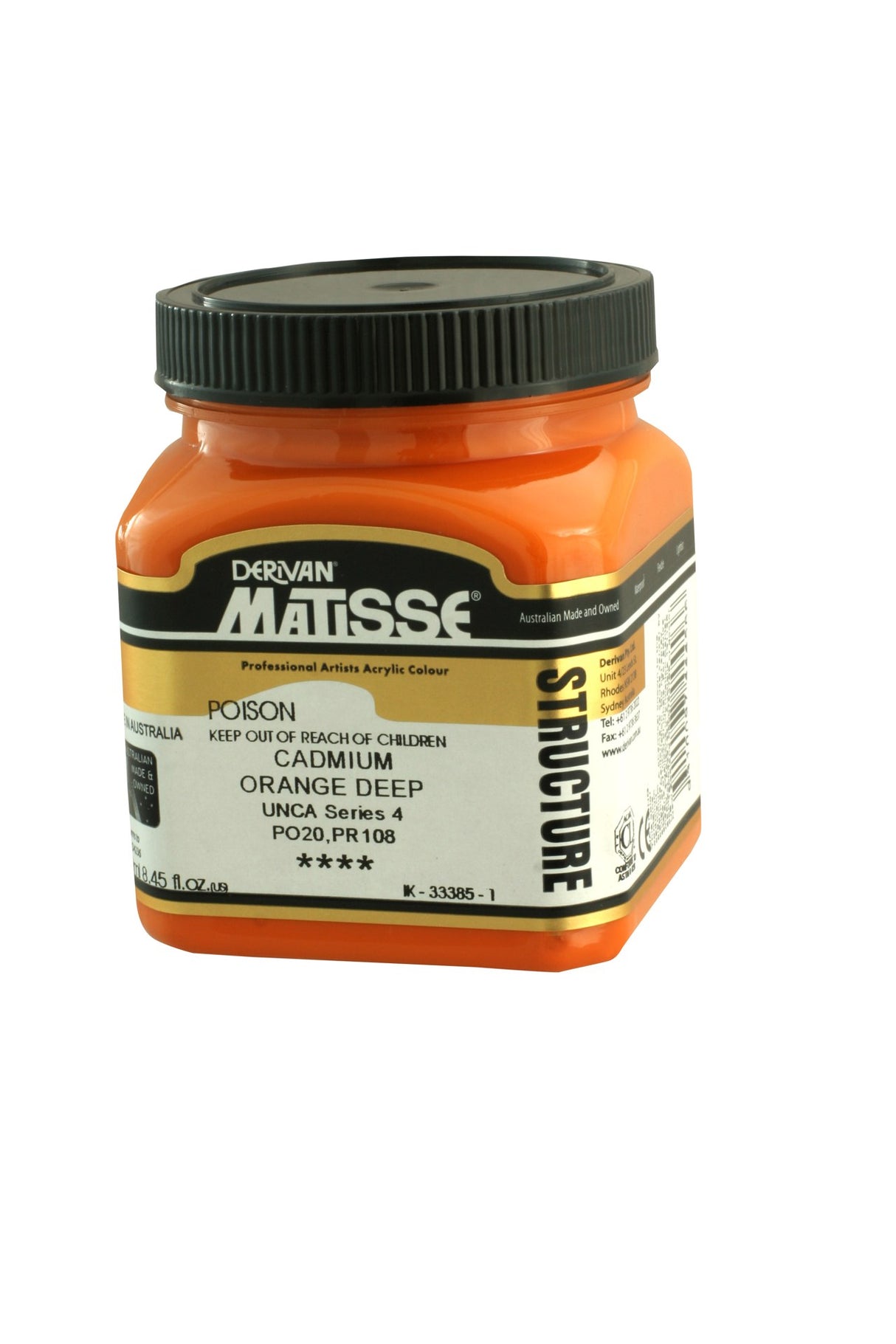 MATISSE STR 250ML CAD ORANGE DEEP S4