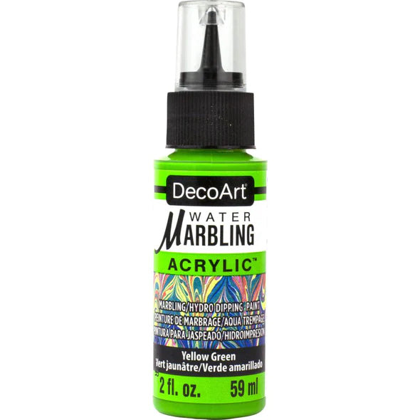 WATER-MARBLING PAINT 2oz YELLOW GREEN