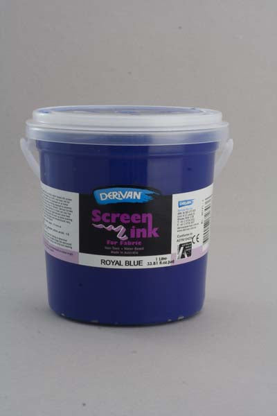 DERIVAN SCREEN INK 1L ROYAL BLUE