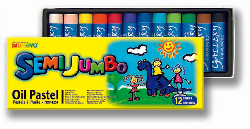 GALLERY S/JUMBO OIL PASTEL 12s
