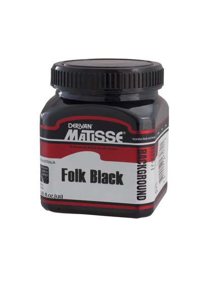 MATISSE BACKGROUND 250ML CARBON BLACK (FOLK BLACK)