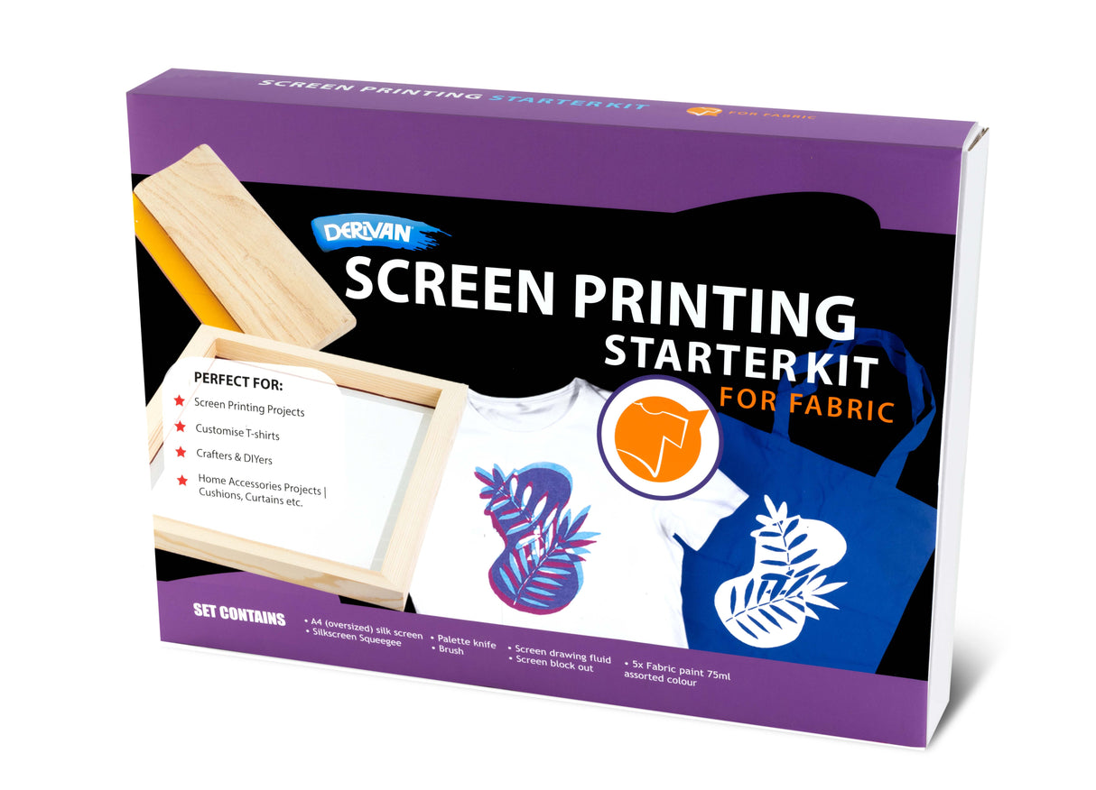 DERIVAN SILK SCREEN SET FOR FABRIC