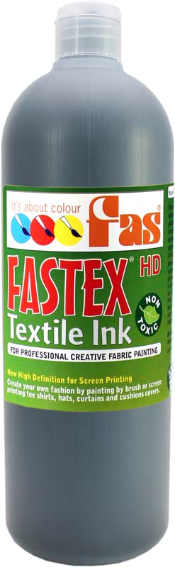 FAS TEXTILE INK 1LTR BLACK