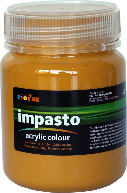 FAS IMPASTO ACRYLIC 250mL RAW SIENNA
