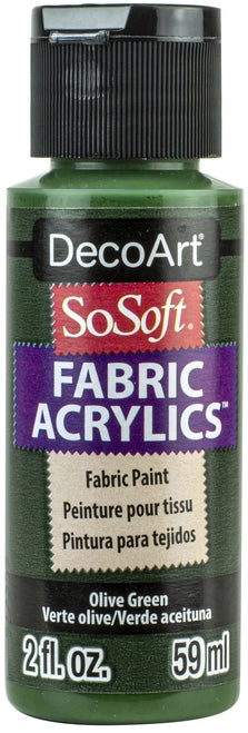 SO SOFT FABRIC ACRYLIC 1oz OLIVE GREEN
