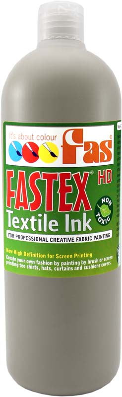 FAS TEXTILE INK 1LTR SILVER