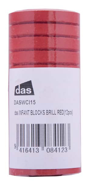 DAS TEMPERA BLOCKS S0 BRILL RED