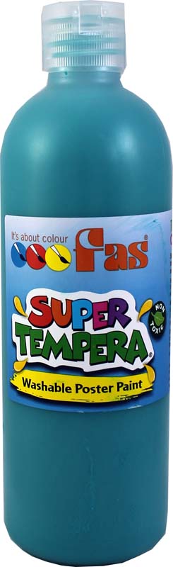 FAS SUPER TEMPERA 500ML TURQUOISE