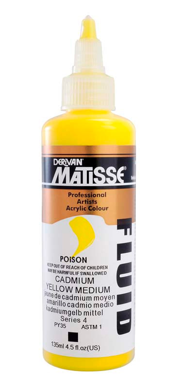 Matisse FLUID 135ml Cadmium Yellow Med