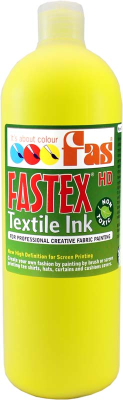 FAS TEXTILE INK 1 LTR FLUO YELLOW