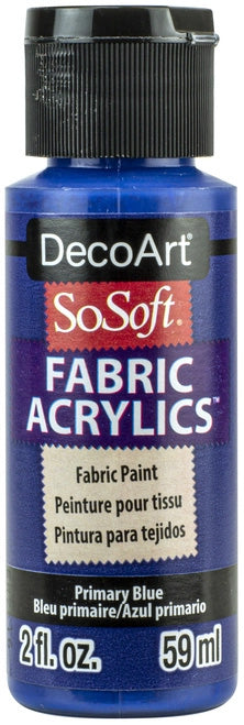 SO SOFT FABRIC ACRYLIC 1oz PRIMARY BLUE