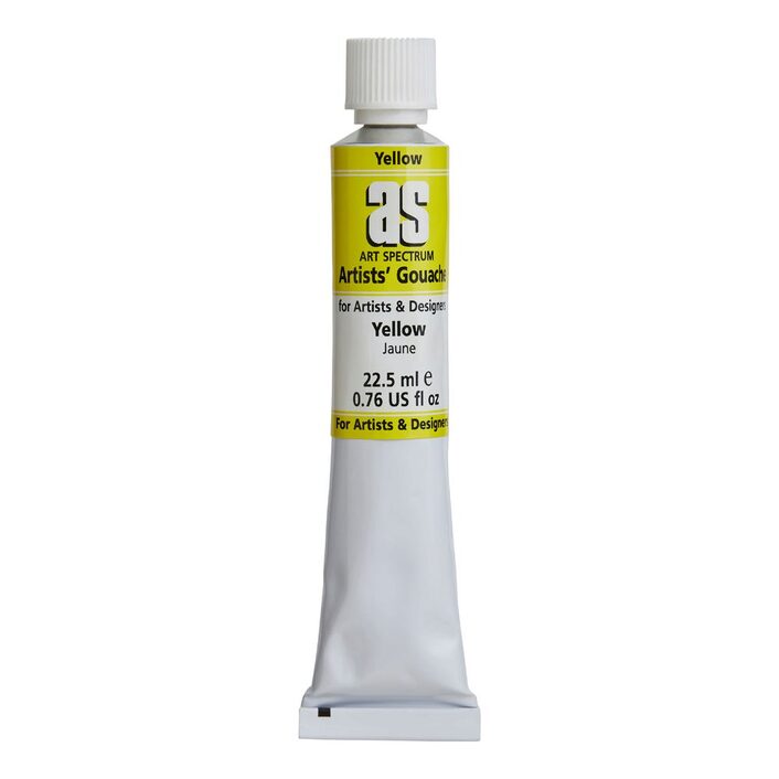 AS GOUACHE 22 5ML YELLOW